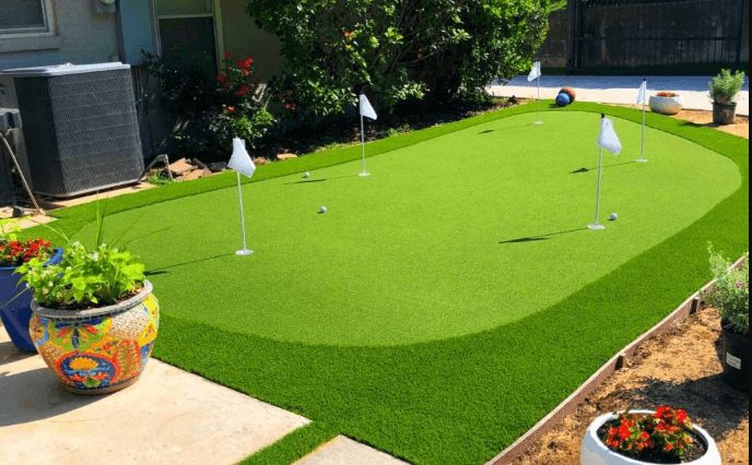 Backyard Putting Green in Hayward